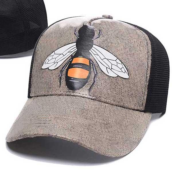 

Designer Fashion Mens Baseball Caps Woman Brand Tiger Head Hats Bee Snake Embroidered Bone Men Women Casquette Sun Bucket Hat Gorras Sports Mesh Trucker Cap