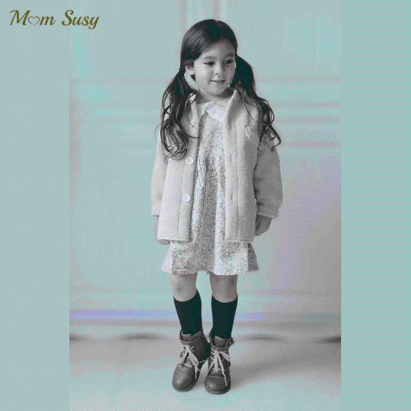 

Sets Fashion Baby Girl Jacket Fleece Toddler Child Warm Sheep Like Coat Thick Shirt Outwear Spring Autumn Winter Clothes 2-10Y, Blue