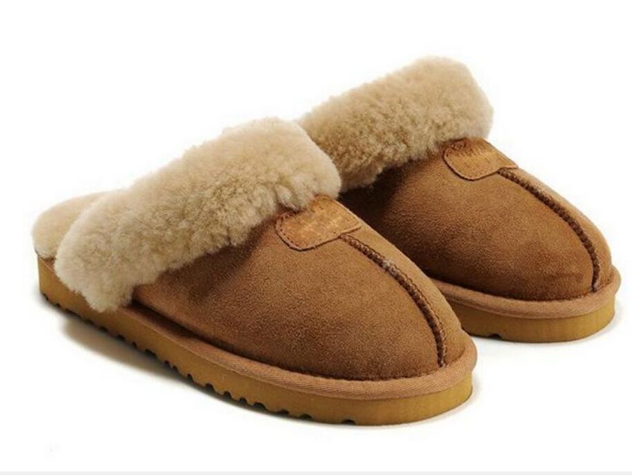 

designer australian Men snow slippers woman classic Solid color fluff fuzz yeah slide womens winter flat australia fur Furry sliders 35-45 f1