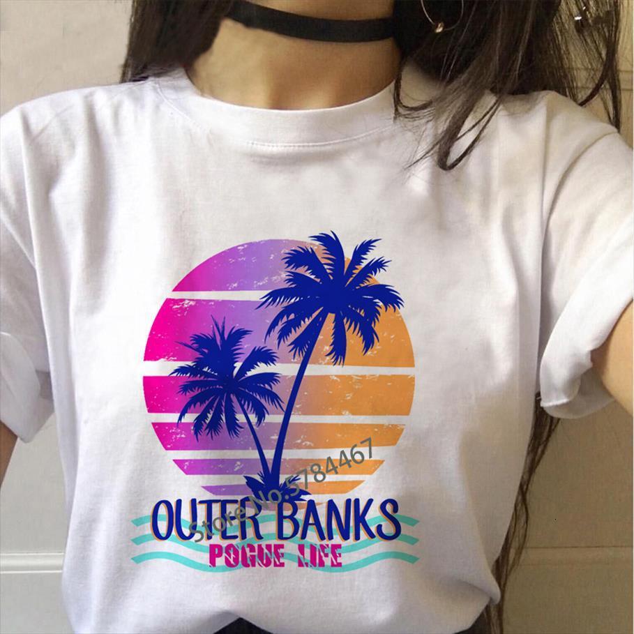 

Fashion Pogue Life Outer Banks Mens T Shirt Tv Men Sunset Character Ulzzang Short Sleeve Harajuku Aesthetics Letter Print, 14