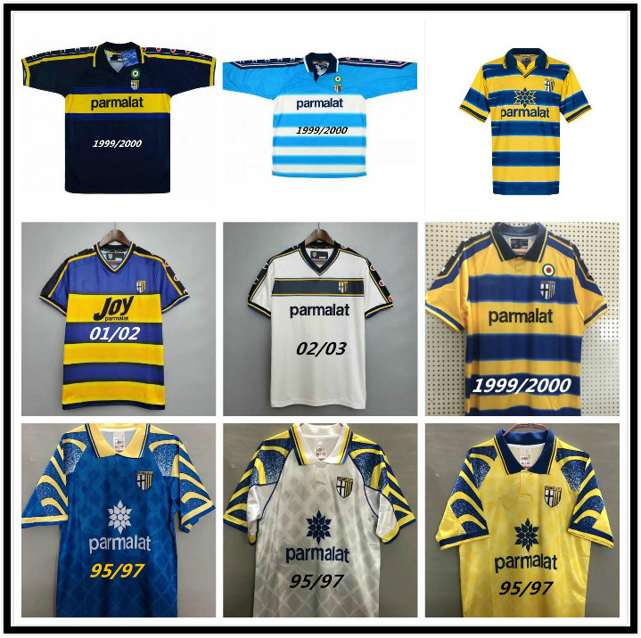 

2001 2002 Parma home retro soccer jersey 01 02 NAKATA SUKUR Cannavaro Di Vaio Micoud Almeyda vintage classic old football shirt, Wine red