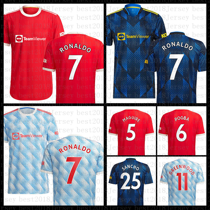 

Soccer Jersey RONALDO #7 Manchester Football Shirt MAGUIRE #5 POGBA #6 CAVANI #7 RASHFORD #10 GREENWOOD #11 FERNANDES #18 SANCHO #25 MARTIAL #9 LINGARD #14 FRED #17 Dark Blue, Patch+mens(manlian)