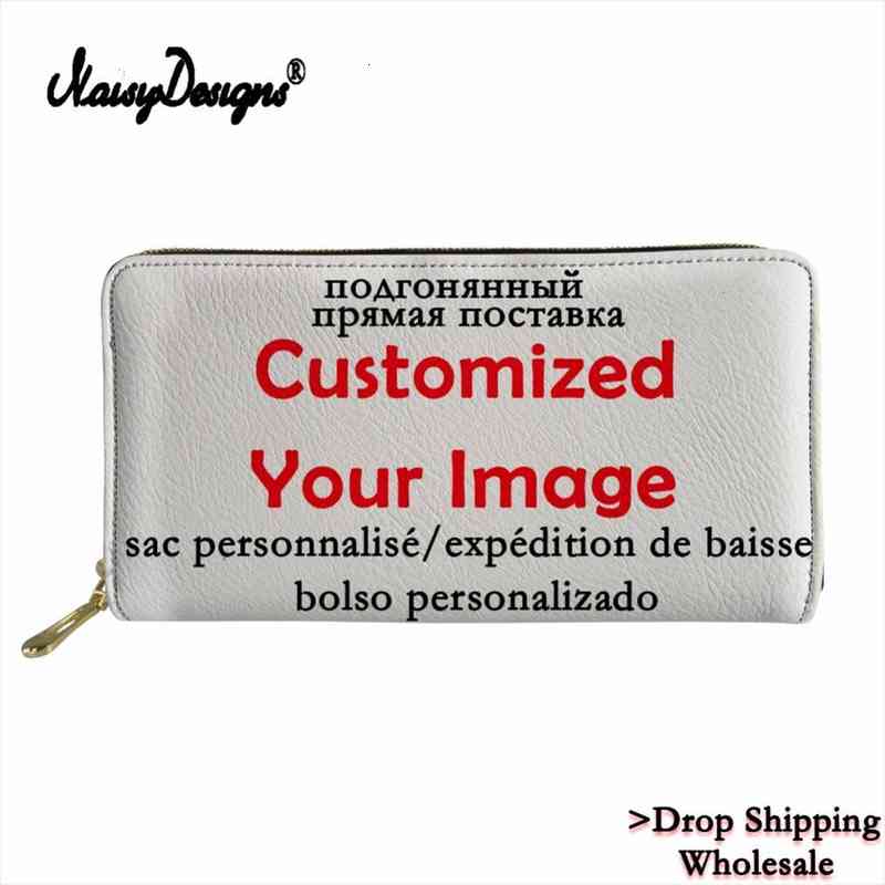 

3d custom image women wallets girls purses zipper card unique designs nice ladies pu money id bags cartera mujer dropship, Red;black