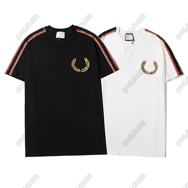 

TopGG Mens tshirt designers shirt luxury clothing T shirts European street fashion brand letter embroidery men women the same T-shirt high q, White;black