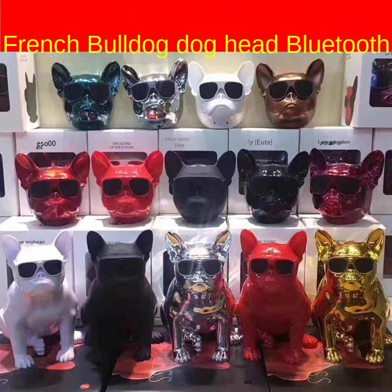 

Portable Speakers Oeny Christmas Gift French Fighting Dog Wireless Speaker Touch Head Bluetooth Stereo Personality Cool HIFI Subwoofer 1+1