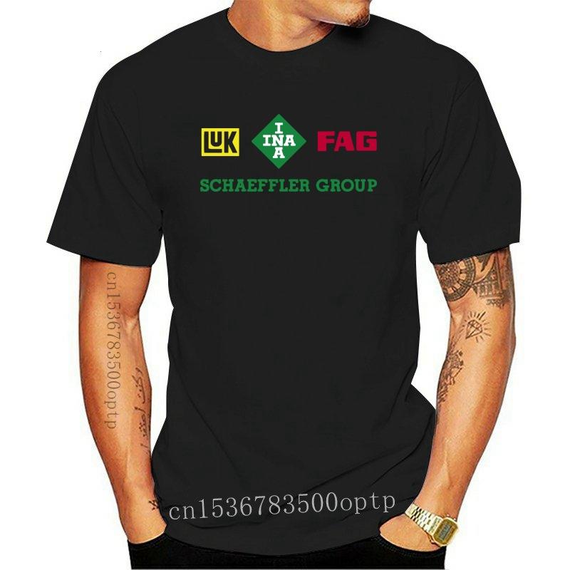 

Men's T-Shirts Schaeffler Ina Luk Fag Car Auto Tee Shirt Mens Round Neck Short Sleeves Cotton T Casual T-shirt Sport Fashion Tops, Black