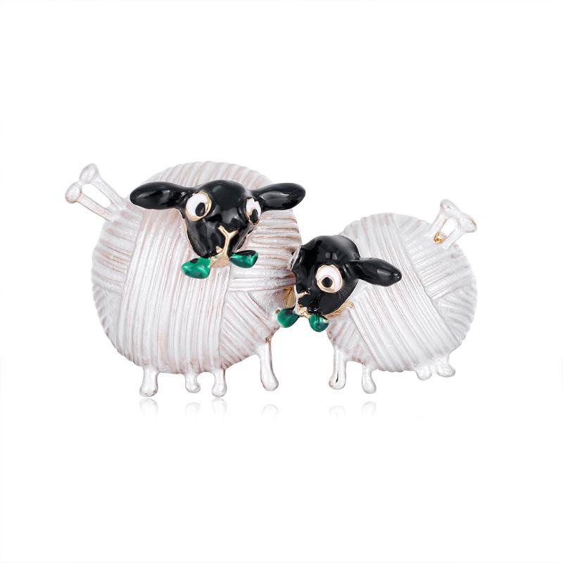 

Pins, Brooches Brooch Retro Little Sheep Alloy Drip Oil Fashion