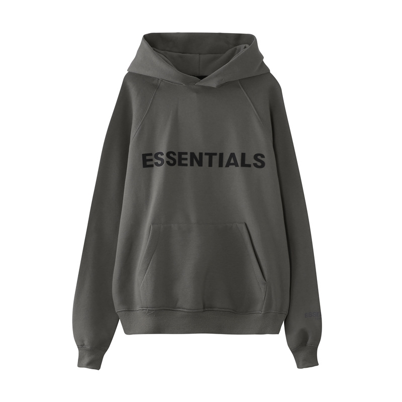 

Couple's loose high street fashion brand plush Hoodie, Black