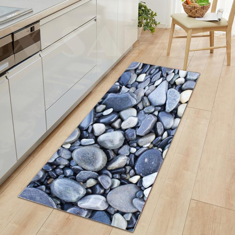 

Blankets 3D Print Kitchen Mat Long Strip Bedroom Entrance Doormat Home Floor Decoration Living Room Carpet Bathroom Non-Slip Rug-12 Blanket