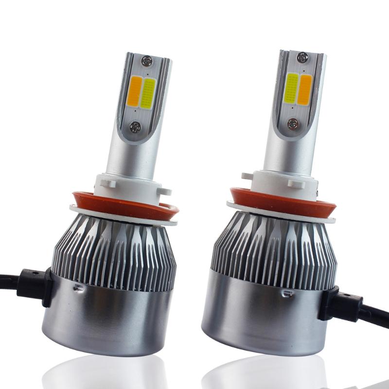 

Car Headlights H7 Led 4300K H4 Hi/Lo H11 9005 9006 7600lm 3000K 6500K High Brightness Auto Lights Conversion Kit