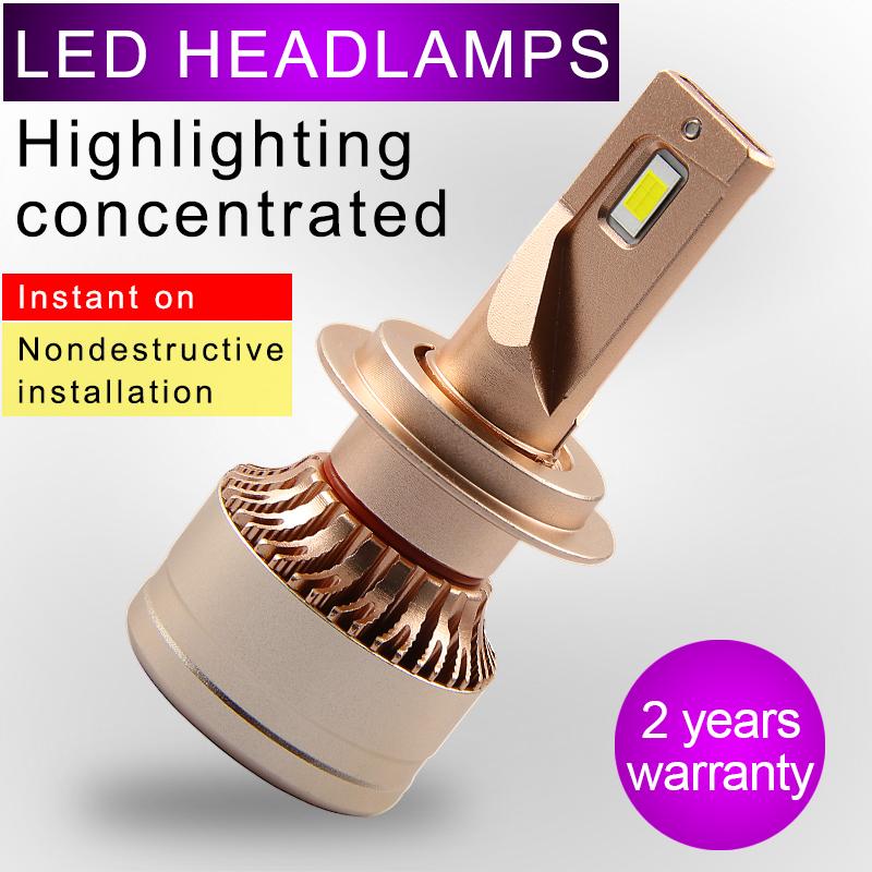

Car Headlights KUS LED Headlamp Automobile Bulb Lens D2H H 4h 7 Energy-saving High-brightness Far And Near One Non-destructive Modif