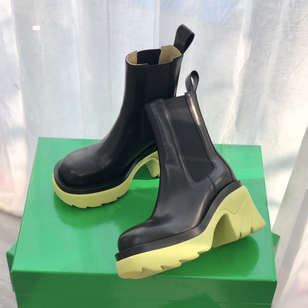 

Designer Brand Luxury Women Shoes 2021 Slip on Thigh High Flat Boots Thick Bottom Platform Shoes Fashion Combat Boots for Women, As pic