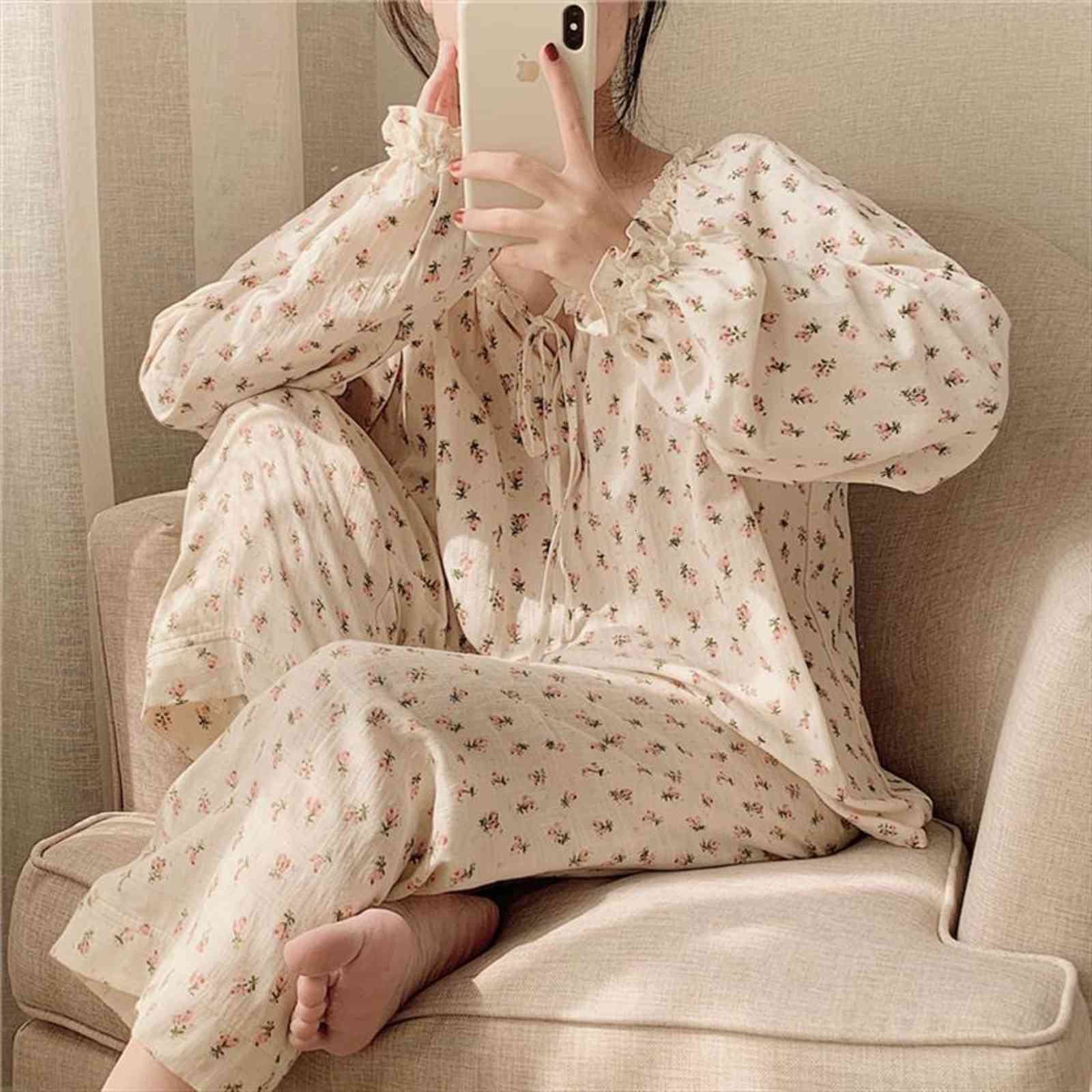 

5 designs cute flowers womens sleepwears sleep dress princess sleepshirts vintage floral pyjamas nightgowns.girls nightdress sleepwear, Black;red