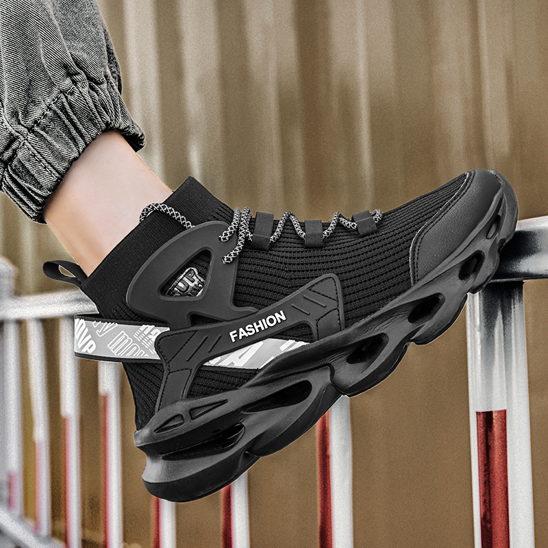 

2021 Men Running Shoes Black Yellow White fashion mens Trainers Breathable Sports Sneakers Size 39-46 wb