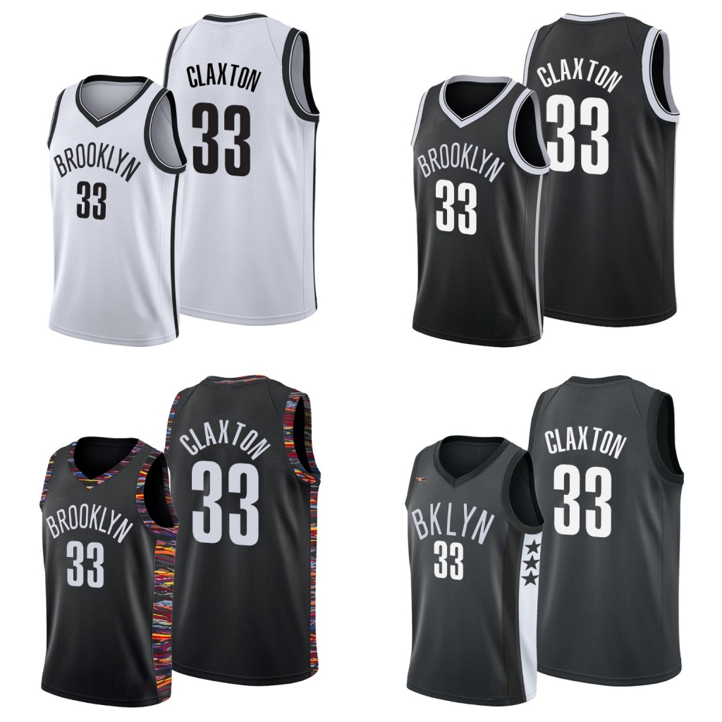 

Brooklyn Nets Men Nicolas Claxton Basketball Jersey, Black