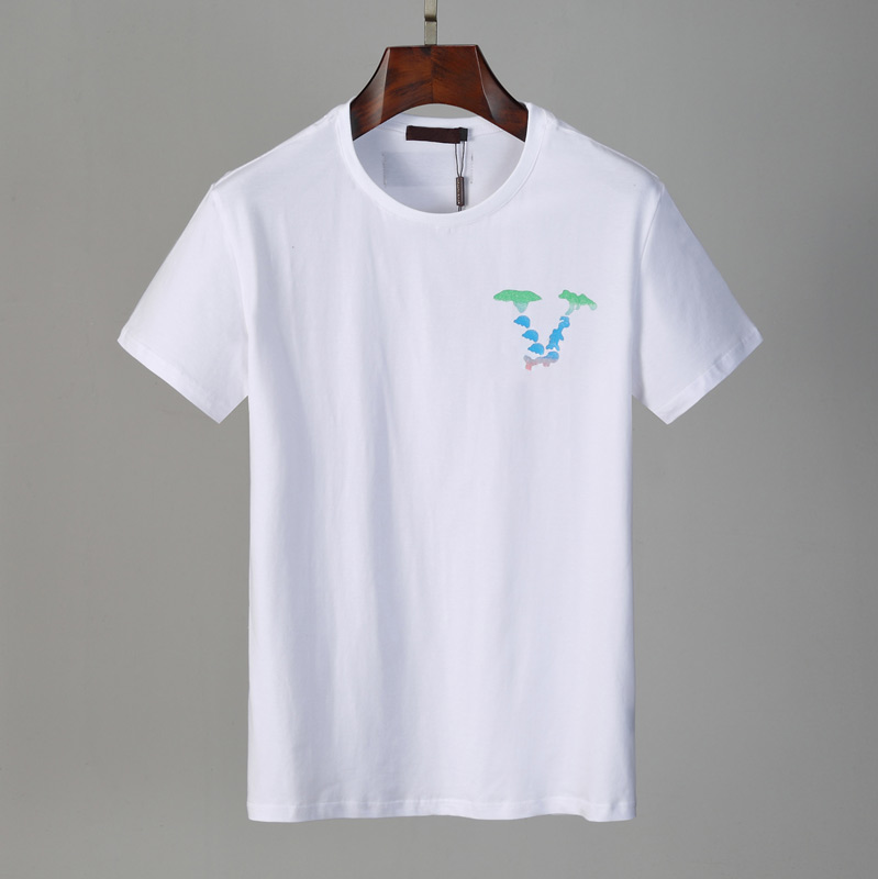 

Summer Mens T Shirt Casual Man Womens Loose Tees With Letters Print Short Sleeves Fashion Men Shirts Size M-XXXL w85, White;black