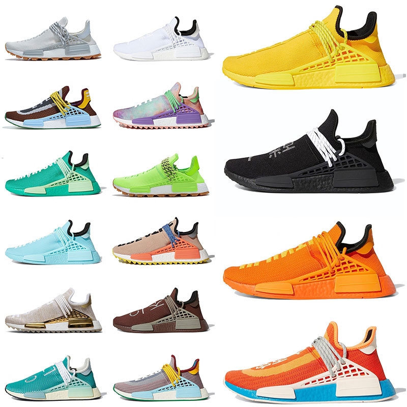 

Human Race Pharrell Williams Top Quality NMD Running Shoes 2021 Mens Womens Hu Trail Extra Eye Breathe Through BBC Races Runners Sneakers Trainers Size 36-47, Infinity species 36-47