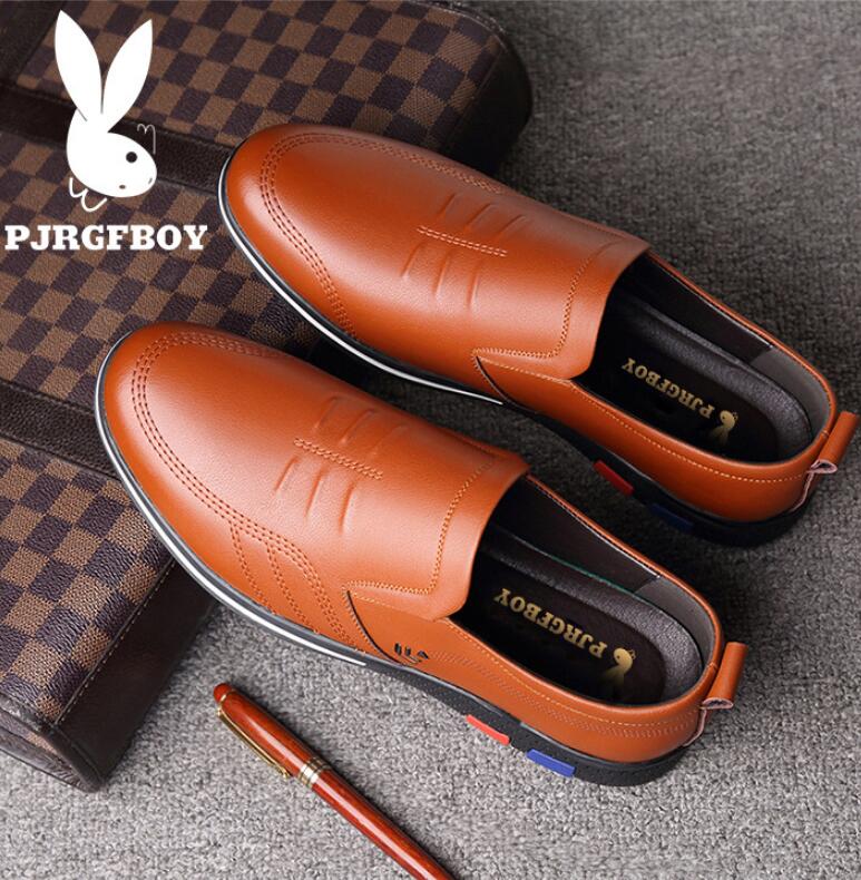 

2022 Dress-Shoes Suits Business-Dress Slip-On Oxfords Classic Mazefeng Men's Fashion, 01