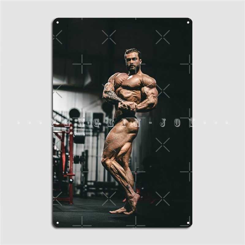 

Chris Bumstead Flexing Metal Sign Club Home Create Painting Décor Pub Garage Tin Sign Poster