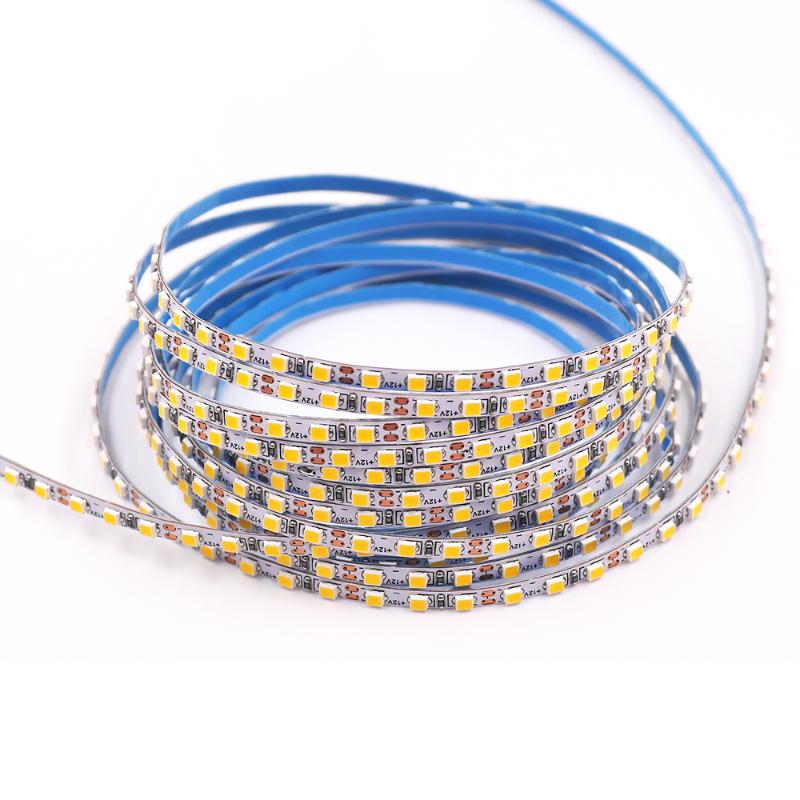 

Strips Super Narrow 3mm Width DC12V LED Strip 2025SMD 168leds/m 5m Tape For Light Box Bar Flexible Ribbon Lamp Warm White