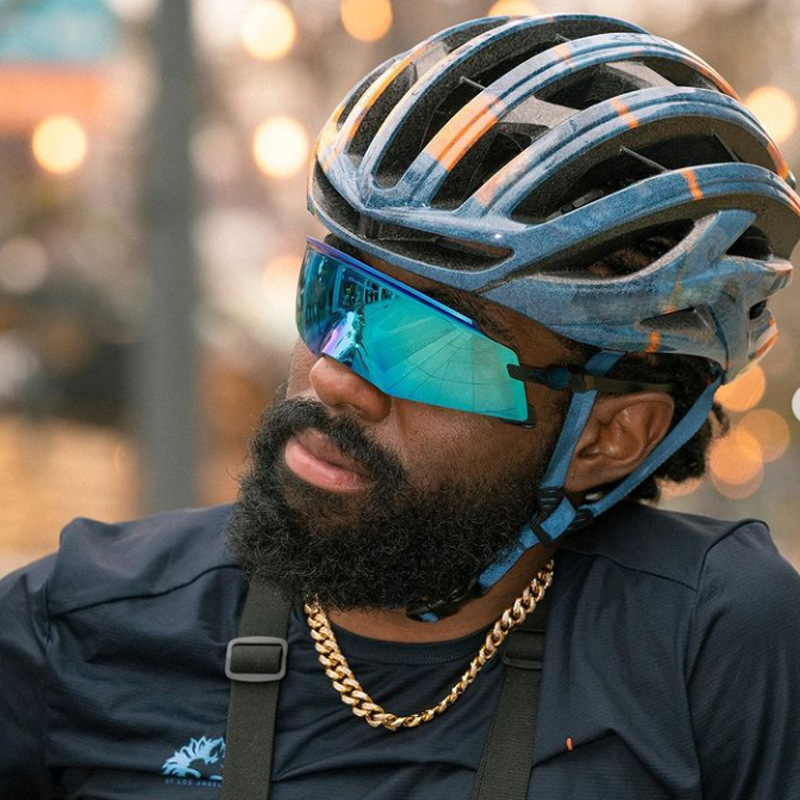 

PC Outdoor Eyewear Frameless Cycling Glasses Men Women Bike Bicycle Goggles Discoloration Sport Sunglasses UV400