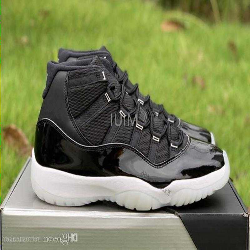 

Trainers Anniversary BOX Red Shoes Carbon Real 25th Fiber Men Basketball Gym Concord Navy Midnight Jam 45 Space Bred 72-10 With 11 US7~ Pxqe, Black