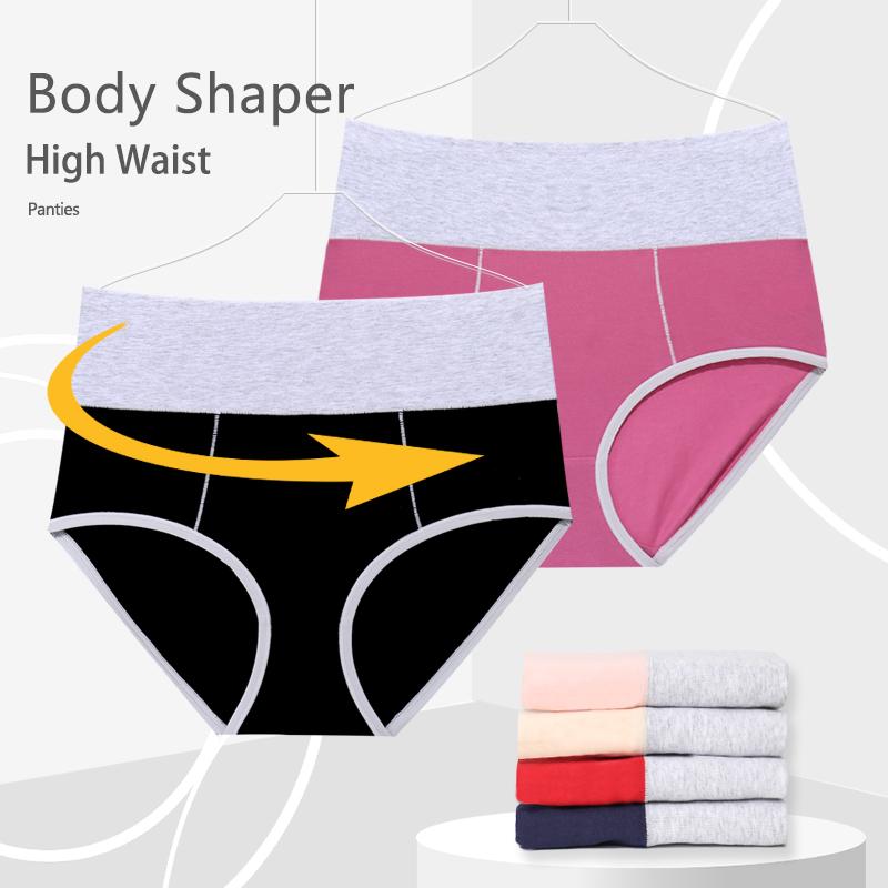

Women's Panties DKERT 5XL Plus Size Women Cotton Underwear Euro 3PCS Female Briefs Breathable Underpants, Rose rose rose