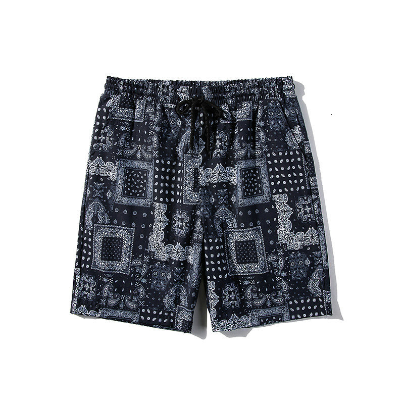 

Men's Shorts 2021 Spring and Summer Casual Straight Sportswear Pants Printed Thin Beach Men Women Streetwear BB61, White