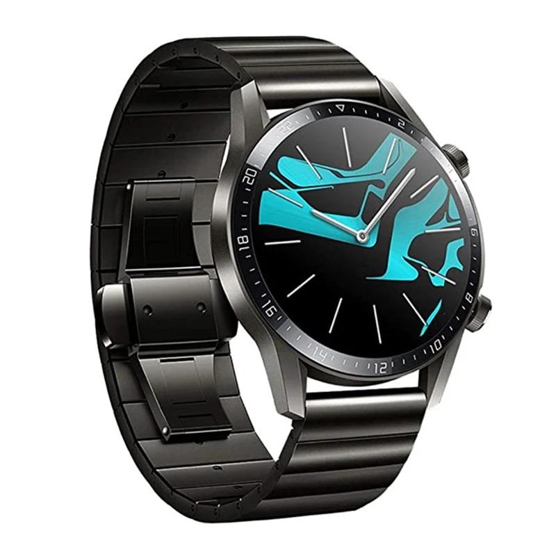 

Watch Bands For Huawei GT2/GT/GT2E 46mm 42mm Stainless Steel Strap 20/22mm Metal Butterfly Buckle Gt2 Accessories