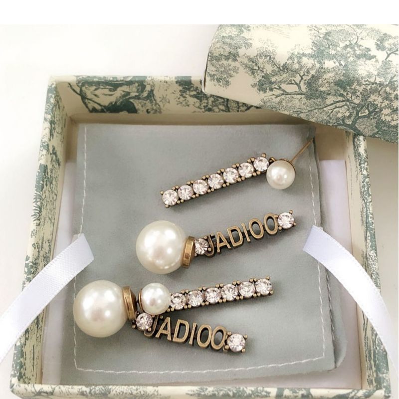 

2021 NEW designer jewelry D family Earrings long two earrings with diamond B6OR