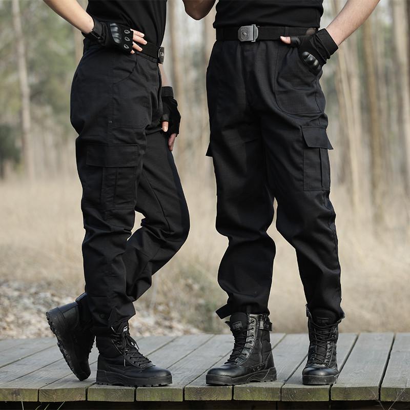 

Men's Pants Casual Check Combat Army Trousers Cargo Military Camo Working Black Tactical Pantalones Sweatpant Men