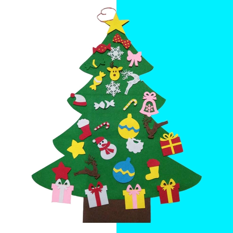 

new decoration three-dimensional Felt children's manual Christmas tree