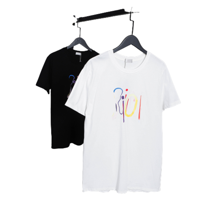 

Casual Mens T Shirts For Men shirt Fashion With Letters Summer Short Sleeve Man Tee Women Clothing @60, White;black