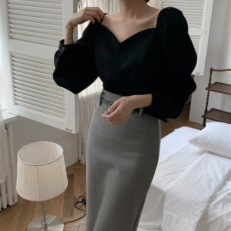 S-L Spring Vintage Cotton Shirt Female Oversize Womens Long Sleeve Girls Blouse Autumn Plus Size Women Blouses Femme Blusas 210417Z