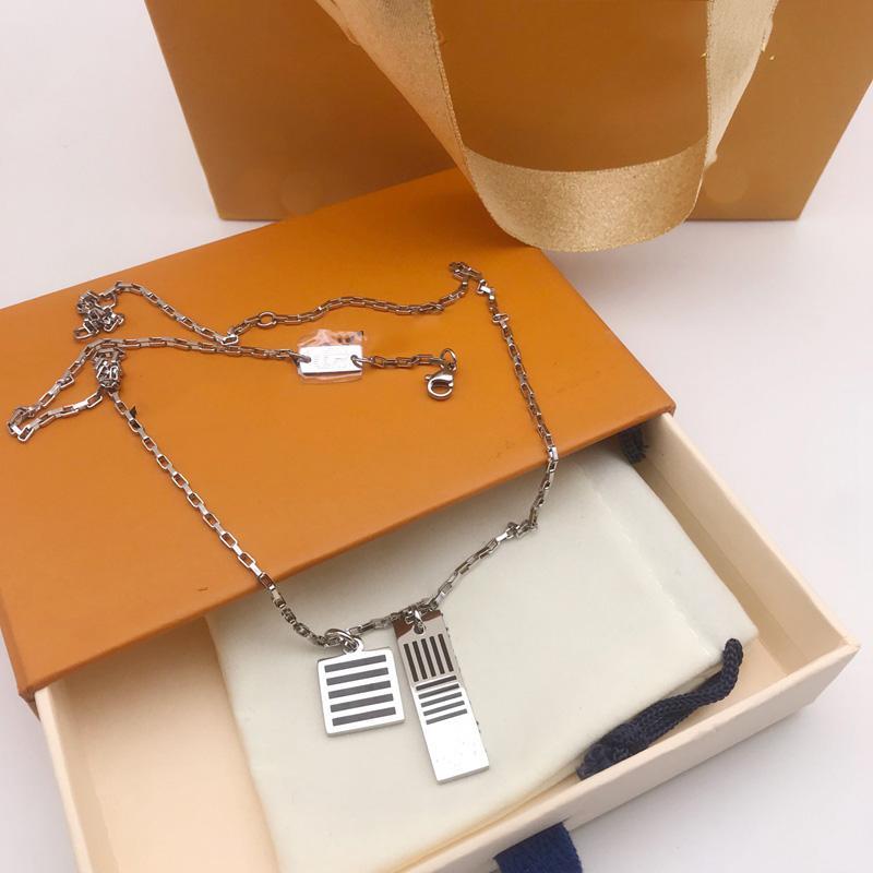 

2021 Luxury Fashion Pendant Necklaces men's and women's necklace jewelry gift supply