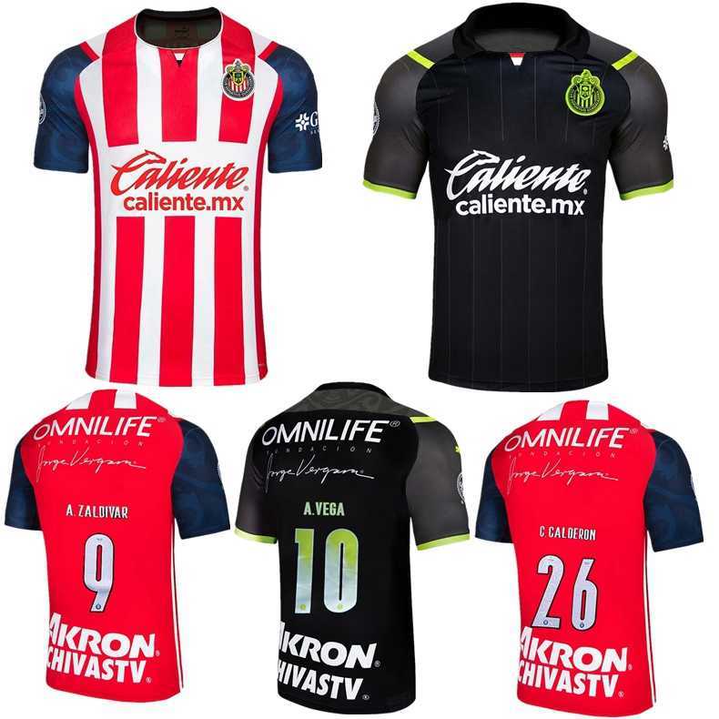 

2021 2022 Chivas de Guadalajara jerseys 21 22 A.ZALDIVAR CALDERON O.PERALTA BRIZUELA A.VEGA PONCE home away HOMBRE football shirt, Customize