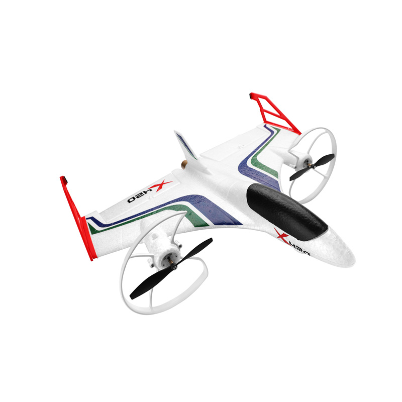 

Parkten New XK X420 X520 RC Airplane 6CH 3D/6G Takeoff and Landing Stunt RC Drone Quadrocopter Remote Control Airplane, Left hand throttle