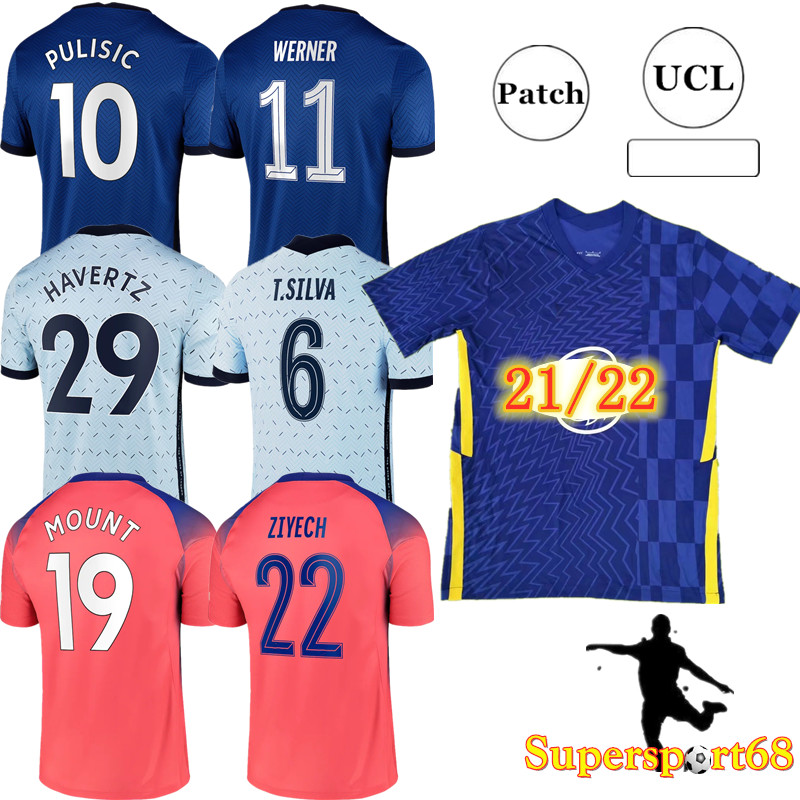 

21 22 soccer jerseys CFC football shirt KANTE GIROUD PULISIC Man WERNER MOUNT ZIYECH LAMPARD kids HAVERTZ kit T. SILVA ABRAHAM set CHILWELL, 2021 third