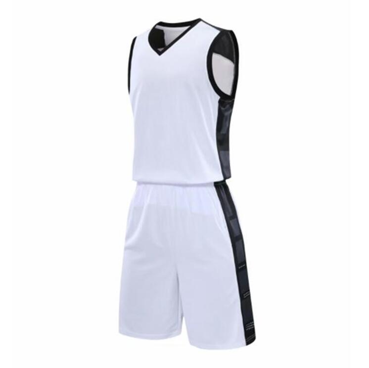 

Men DIY Custom Basketball Jerseys College Team Uniforms Training Sportswear Add Any Name Number Stitched Size S-4XL color White