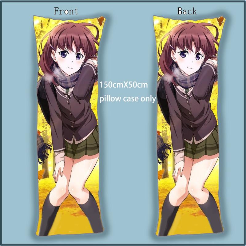 

Pillow Case Anime Dakimakura Body Just Because Natsume Mio Cover 150x50cm Home Decoration Pillowcases Printed Long