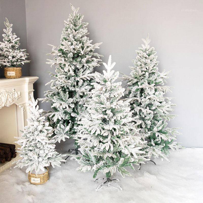 

Christmas Decorations Flocking Falling Snow Tree Decoration Large-Scale Home Scene Ornaments Props