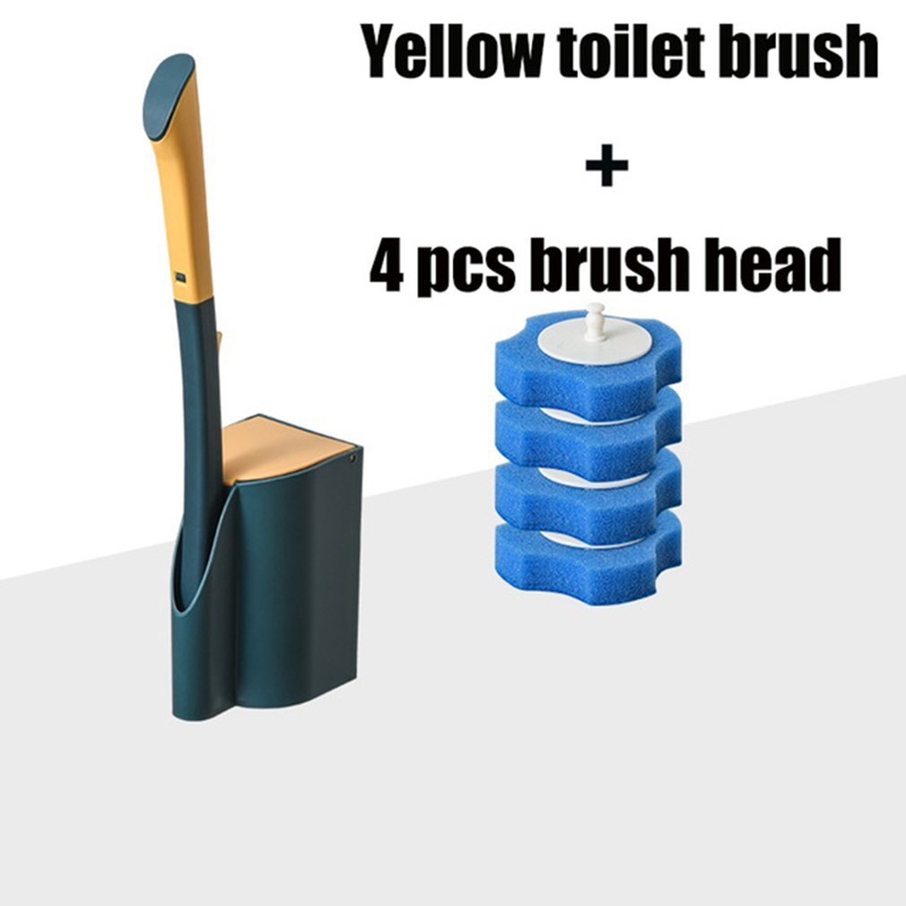 Toilet brush No Dead Corner Cleaning Tools Household long handle Cleaner Brush Bathroom Accessories Toilet-image-692407967