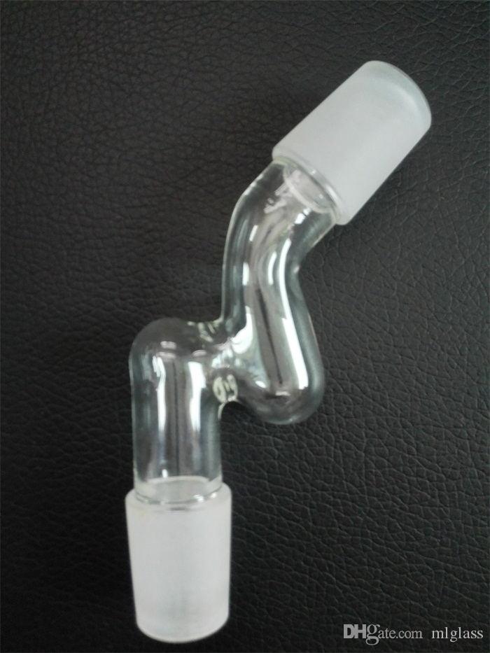 

Wholesale S-shaped hookah pipe adapter, made of glass
