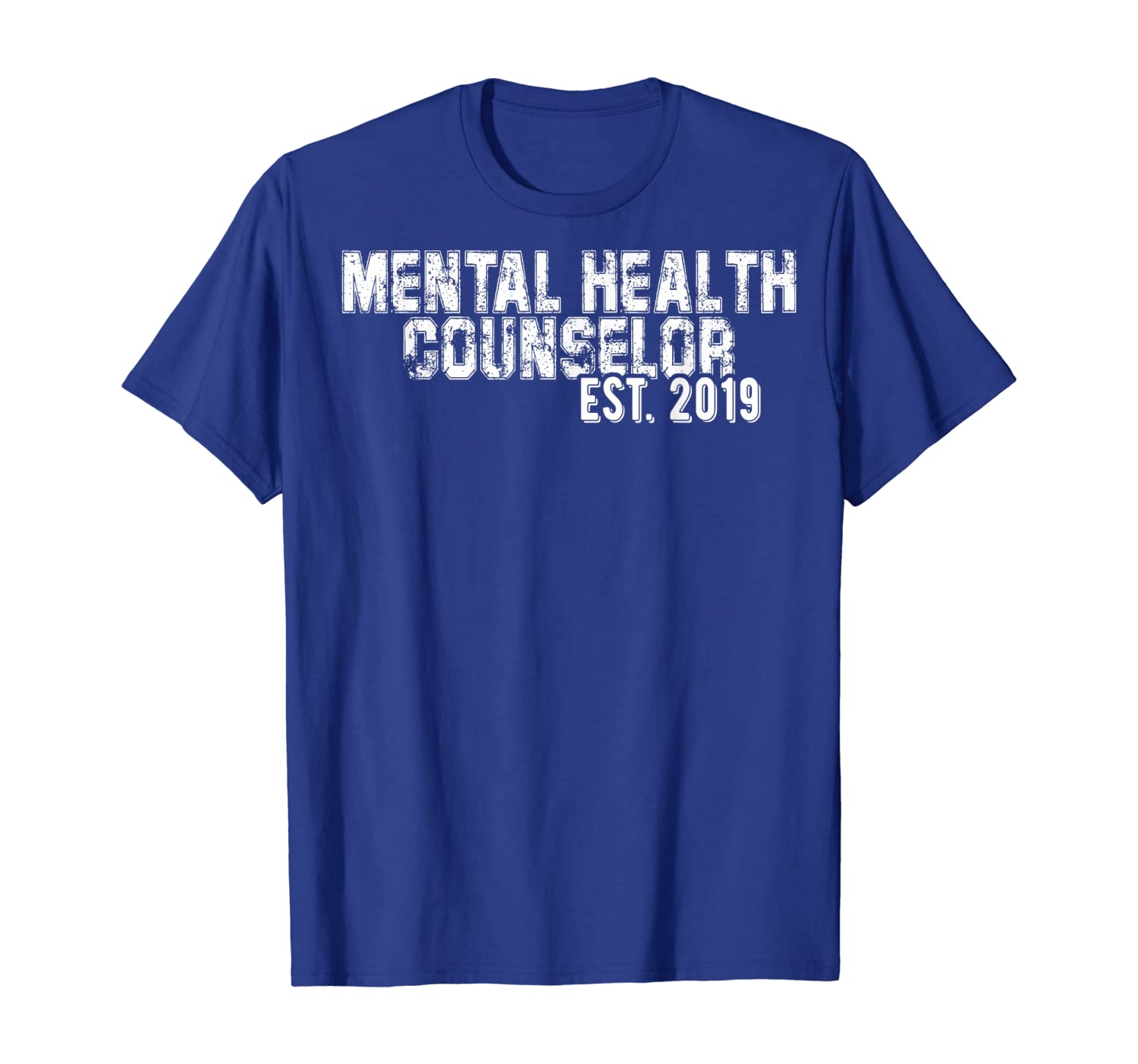 

Gift for New Mental Health Counselors established 2019 Shirt, White;black