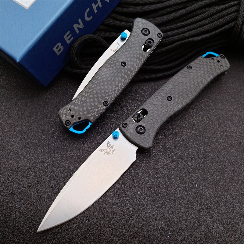 

Knives Outdoor Satin AXIS Folding Knife 3.24" S90V Bugout Plain 535-3 Carbon Fiber Camping Pocket BM42 Blade Benchmade Handles Tac Nuco