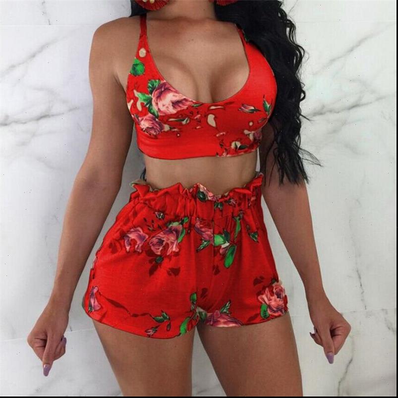 

women tracksuits womens clothing floral 2 piece bodycon crop pants clubwear casual set sets clothes party outfits, Gray