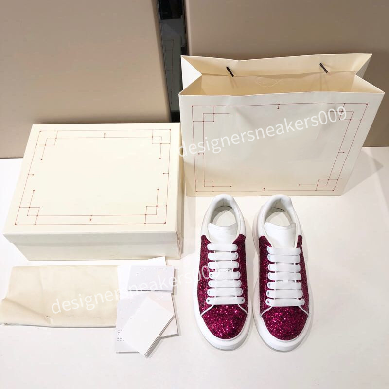 

2021 Men Women Shoe Designer Leather Lace Up Platform Oversized Sole Sneakers White Black mens womens Luxury velvet suede Casual Shoes size35-46, 13