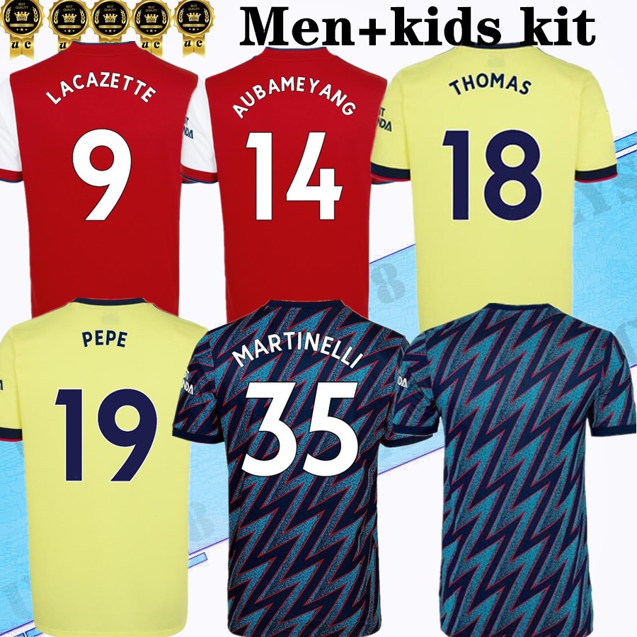 

Home away men+kidsThailand Quality 2021 2022 Soccer Jerseys PEPE NICOLAS CEBALLOS HENRY SOKRATIS 20 21 women Gunners Football Shirt, 3rd kids kit