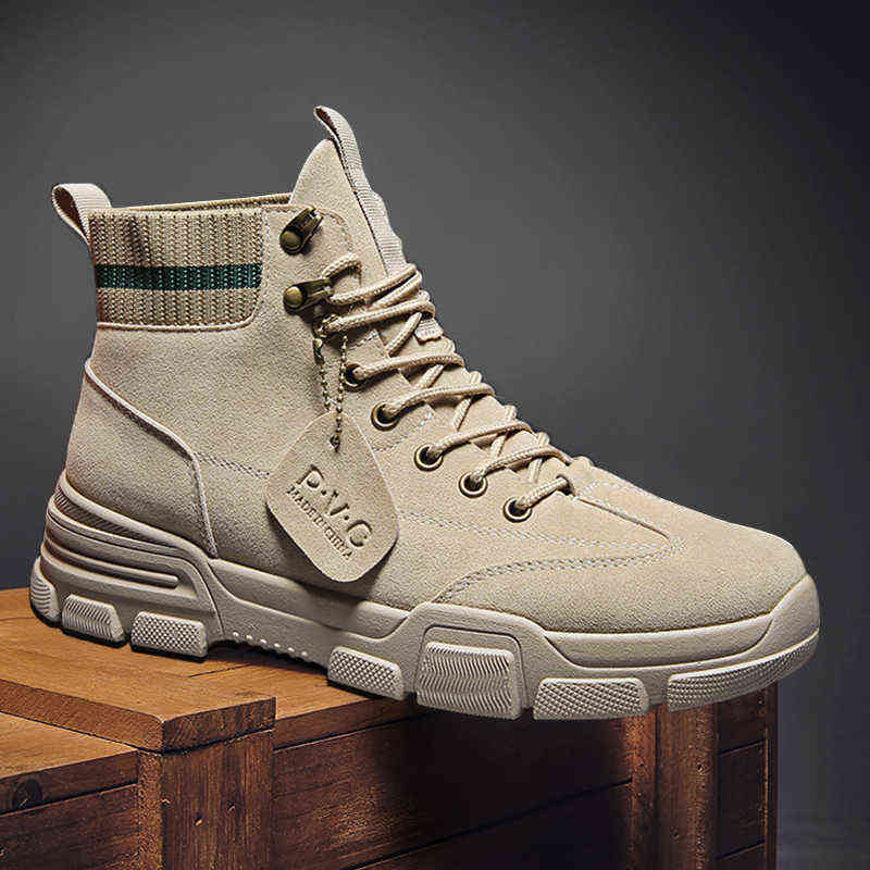 

VastWave Men Desert Tactical Military Boots Mens Working Safty Shoes Army Combat Boots Militares Tacticos Zapatos Men Shoe Boots 211216, Grey2902