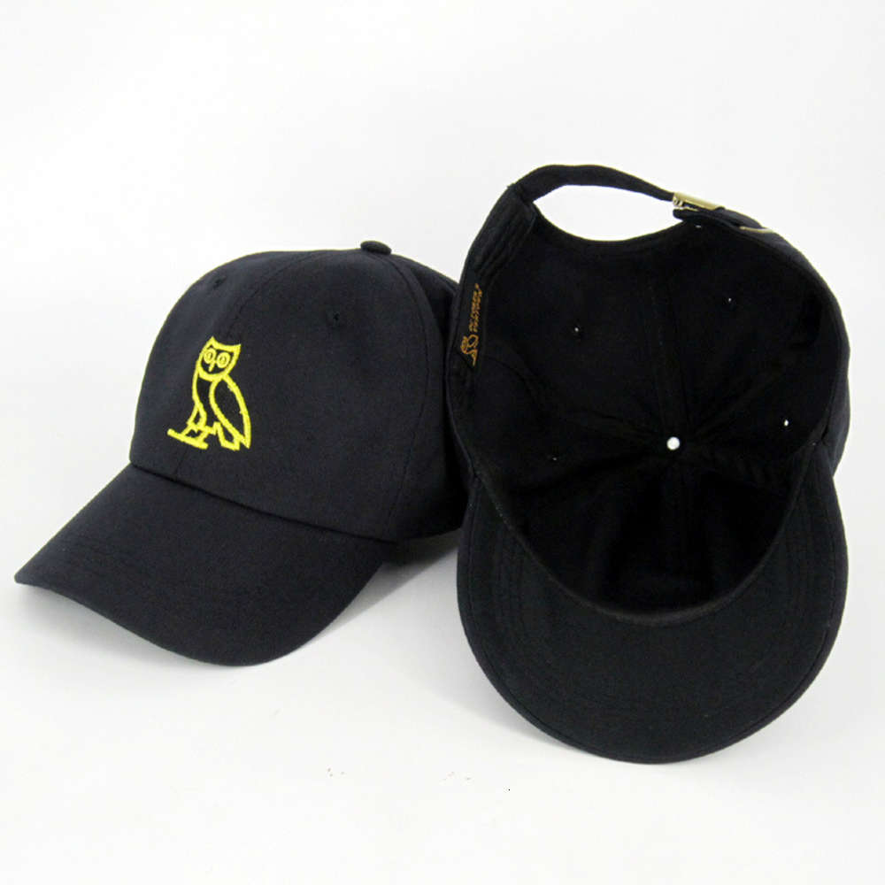 

Ovo Drag Hip Hop Hat Pop Duck Cat Baseball Owl Cap, Black;white